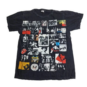 Y2K‎ Thanabat Monsters of Rock Shirt Led Zeppelin Nirvana The Beatles Size Small